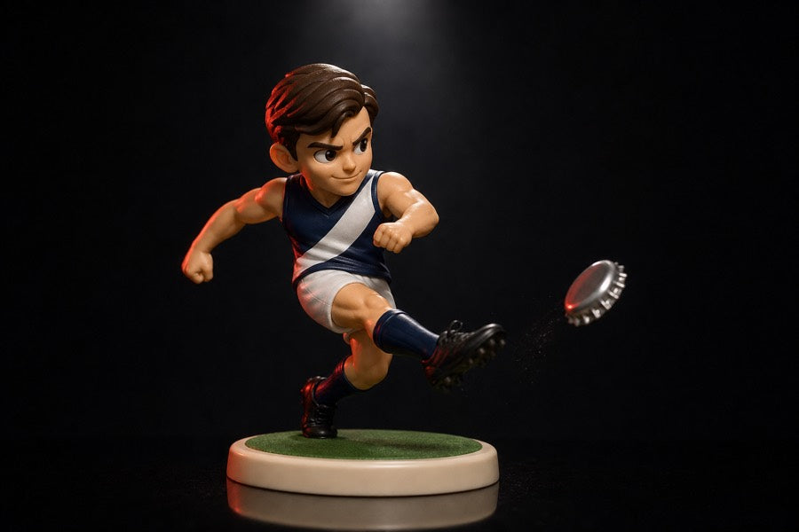 Blurred teaser of an upcoming Top Shot Players AFL character