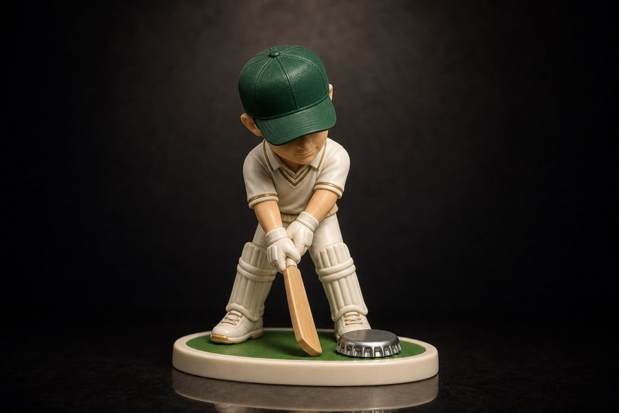 Blurred teaser of an upcoming Top Shot Players cricket character