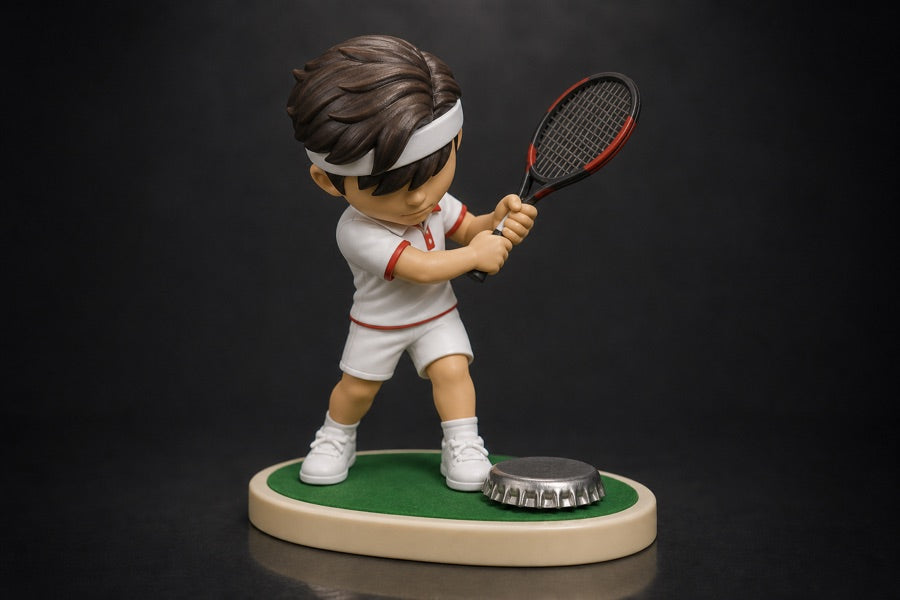 Blurred teaser of an upcoming Top Shot Players tennis character