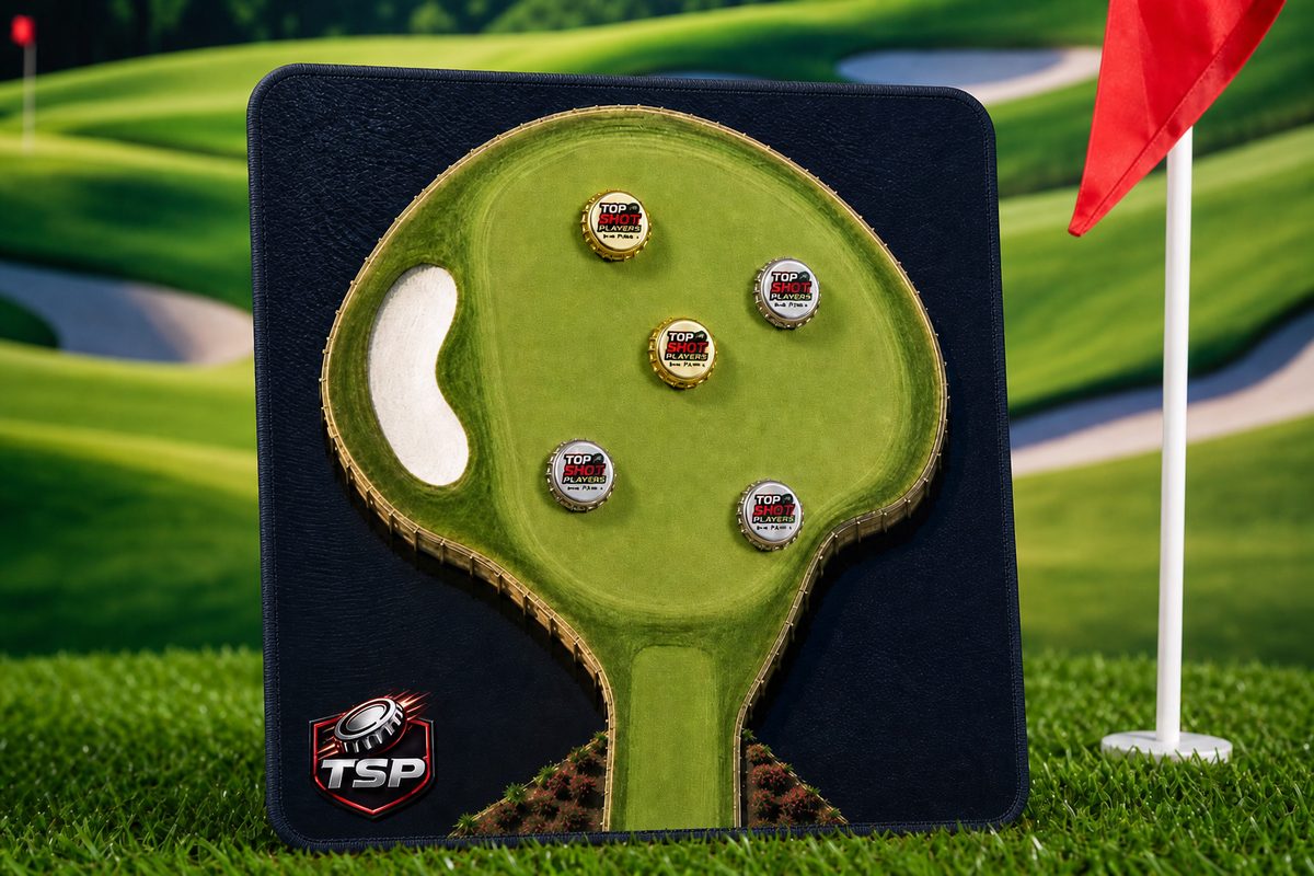 Magnetic target mat